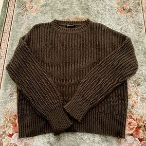 Olive Green Knit Sweater